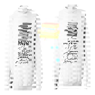 Believer Motivator Innovator Educator Retro School Teacher Sweatshirt - Thegiftio