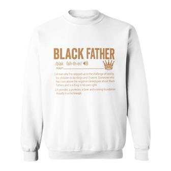 Black Father The Man The Myth The Legend Blackfather Dad Daddy Grandpa Grandfath Sweatshirt - Monsterry AU