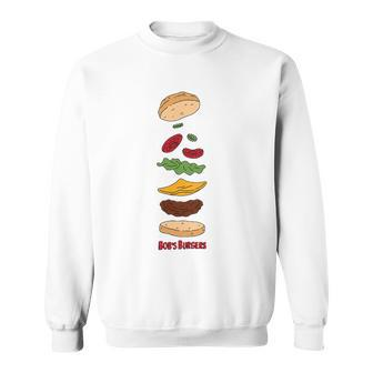 Bob&8217S Burgers Elements Of A Burger Sweatshirt