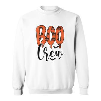 Boo Crew Halloween Pumpkin Boo Cute Gift Sweatshirt - Seseable