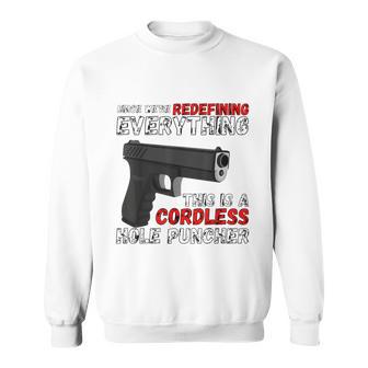 Cordless Hole Puncher T Sweatshirt - Monsterry UK