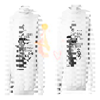 Couple Black Basketball Movies I Love You Card History Month Men Women Sweatshirt Graphic Print Unisex - Thegiftio