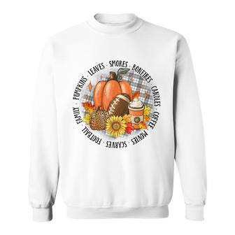 Cute Halloween Autumn Season Vibes For Autumn Lovers  Sweatshirt