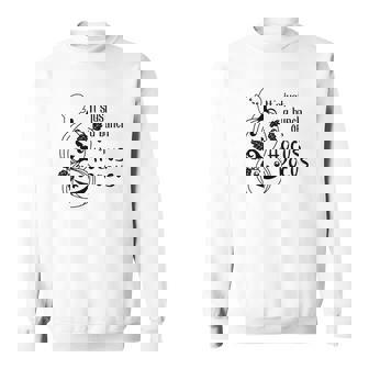 Cute Pumpkins And Boo Its Just A Bunch Of Hocus Pocus Halloween Sweatshirt - Seseable