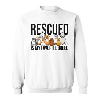 Dog Lovers For Women Men Kids - Rescue Dog Boy Sweatshirt - Seseable