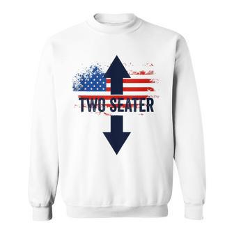 Funny Adult Humor 4Th Of July Two Seater Sweatshirt - Seseable