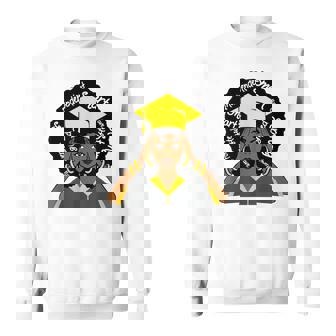 Graduation Hbcu Black Queen Senior Class 2022 Master Retro Sweatshirt - Thegiftio