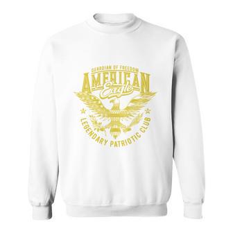 Guardian Of Freedom American Eagle Legendary Patriotic Club Sweatshirt - Monsterry UK