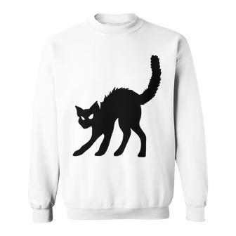 Halloween Black Cat Witches Pet Design Men Women Sweatshirt Graphic Print Unisex - Seseable