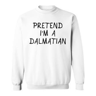 Halloween Dalmatian Funny Costume Men Women Adult Dalmation Men Women Sweatshirt Graphic Print Unisex - Thegiftio UK