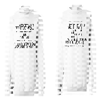 Halloween Dalmatian Funny Costume Men Women Adult Dalmation Men Women Sweatshirt Graphic Print Unisex - Thegiftio