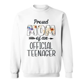 Happy Mothers Day Proud Mom Of Officialnager T- Graphic Design Printed Casual Daily Basic Sweatshirt - Thegiftio UK