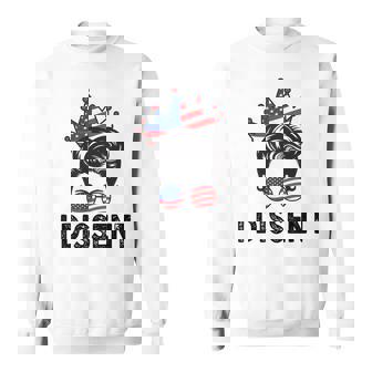 I Dissent Quote Feminist Protest Us American Flag I Dissent  Sweatshirt