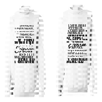 I Suffer From That Syndrome Where My Neutral Expression Makes Me Look Like A Killer Funny Joke Sweatshirt - Thegiftio