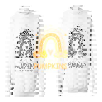I Teach The Cutest Pre-K Pumpkin Halloween Preschool Teacher Men Women Sweatshirt Graphic Print Unisex - Thegiftio