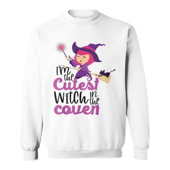 Im The Cutest Witch - Funny Halloween Costume Gift Sweatshirt - Seseable