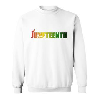Juneteenth Holiday Logo Sweatshirt - Monsterry