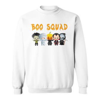 Kids Funny Halloween Trick Or Treat Sweatshirt - Seseable