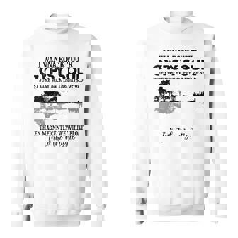 Lake Shadow I Wanna Rock Your Gypsy Soul Into The Mystic Men Women Sweatshirt Graphic Print Unisex - Thegiftio