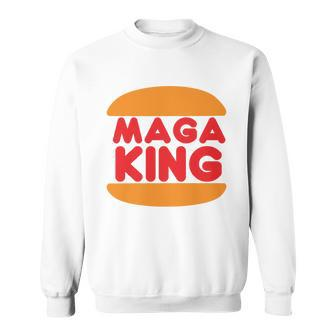 Maga King Burger Spoof Logo Tshirt Sweatshirt - Monsterry