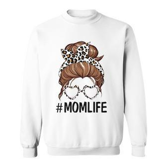 Momlife Kidlife Mama And Mini Mommy And Me Matching Outfit Men Women Sweatshirt Graphic Print Unisex - Thegiftio UK