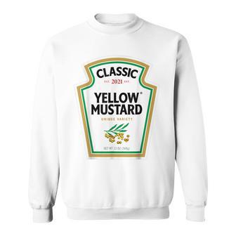 Mustard Ketchup Halloween 2021 Costume Matching Couple Mayo V2 Men Women Sweatshirt Graphic Print Unisex - Thegiftio UK