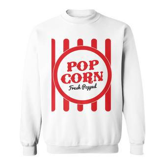 Old Fashion Popcorn Costume Halloween Trick Or Treat Sweatshirt - Seseable
