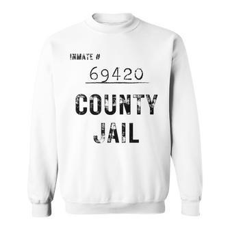 Orange County Jail Halloween | Easy Prisoner 069420 Costume Men Women Sweatshirt Graphic Print Unisex - Thegiftio UK