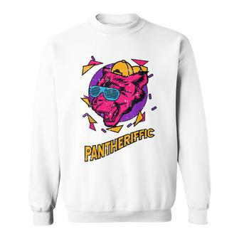 Panther Terrific Retro Party Cool Animal Halloween Gift Men Women Sweatshirt Graphic Print Unisex - Thegiftio UK