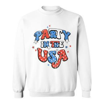 Party In The Usa 4Th Of July Usa Patriotic America Sweatshirt - Seseable