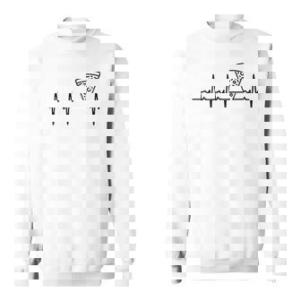 Pizza Heartbeat Sweatshirt - Seseable