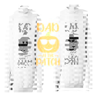 Pumpkin Dad Of The Patch Funny Halloween Family Matching Men Women Sweatshirt Graphic Print Unisex - Thegiftio UK