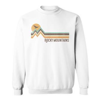 Rocky Mountain National Park 70S Retro Vintage Distressed Sweatshirt - Thegiftio