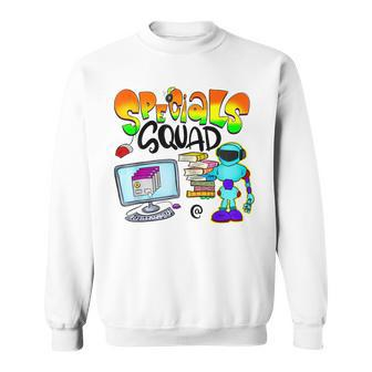 Specials Squad Technology Computer Teacher Back To School Sweatshirt - Thegiftio UK