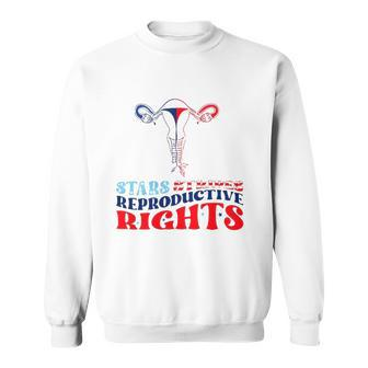 Stars Stripes Reproductive Rights Roe V Wade Overturned Sweatshirt - Thegiftio UK