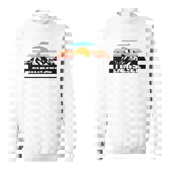 Tennessee Retro Vintage Sunset Mountain Tennessee Lovers Sweatshirt | Mazezy