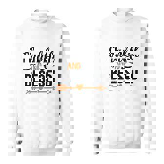 Thankful And Blessed Happy Fall Happy Time Men Women T-Shirt Graphic Print Casual Unisex Tee Sweatshirt - Thegiftio