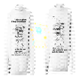 The Dog Is A Gentleman I Hope To Go To His Heaven Not Mans Pitbull Sweatshirt - Thegiftio
