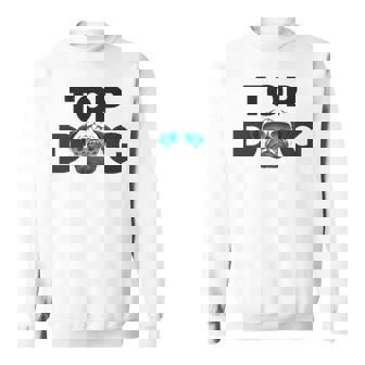 Top Dog Pug Lovers S For Men Funny Pet Pug Dog Sweatshirt - Thegiftio UK