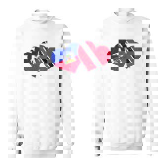 Trinidad & Tobago Haiti Pride Heritage Trinidadian Flag Men Women Sweatshirt Graphic Print Unisex - Thegiftio