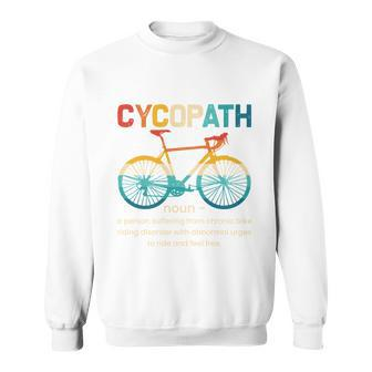 Vintage Bicycle Cycopath Gift For Cyclists Sweatshirt - Monsterry AU