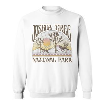 Vintage Joshua Tree National Park Retro Outdoor Camping Hike Sweatshirt - Seseable