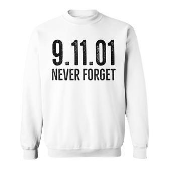 Vintage Never Forget Patriotic 911 American Retro Patriot V2 Sweatshirt - Seseable