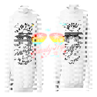 Warning Family Trip In Progress Cousin Crew Retro Matching Sweatshirt - Thegiftio