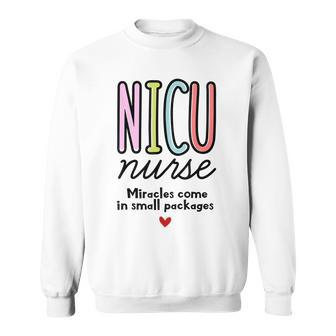 Women Nicu Nurse Nursing Student Future Preemie Appreciation Sweatshirt - Thegiftio UK