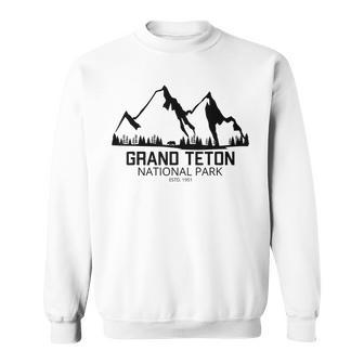 Wyoming National Park Grand Teton National Park Sweatshirt - Thegiftio UK