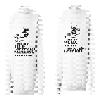 Yo You Like Cheesecake - Meme Cheesecakes Vintage For Dad Sweatshirt - Thegiftio