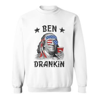 Ben Drankin Funny 4Th Of July Sweatshirt - Monsterry