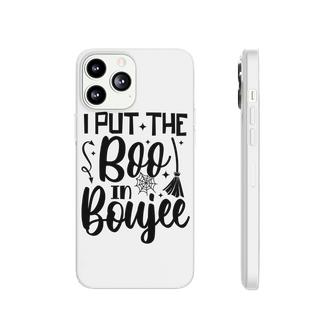 I Put Boo In Boujee Broom Witch Halloween Phonecase iPhone