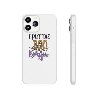 I Put The Boo In Boujee Spider Halloween Phonecase iPhone